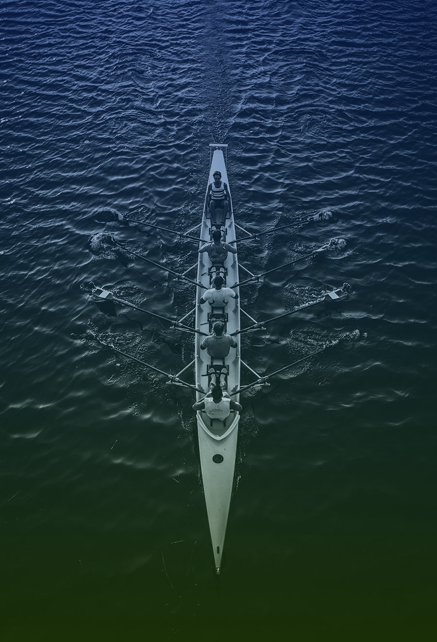 Photograph of rowing team